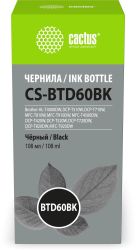 Чернила Cactus CS-BTD60BK, 108мл, черный