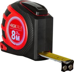 Рулетка строительная RGK RL8,  8м x25мм