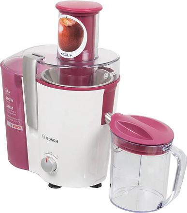 Соковыжималка Bosch MES20C0,  центробежная,  белый и бордовый