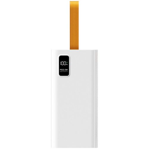 Внешний аккумулятор (Power Bank) PERO PB09, 50000мAч, белый [pb09wh]
