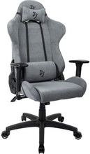 Изображение товара Игровое кресло AROZZI Torretta Soft Fabric на колесиках серое эргономичное