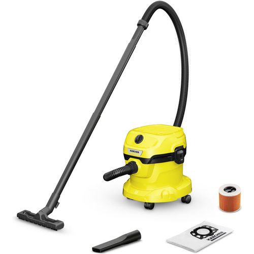 Строительный пылесос Karcher WD 2 Plus V-12/6/18/C, желтый [1.628-015.0]
