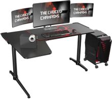Изображение товара Стол игровой Eureka L60 угловой черный