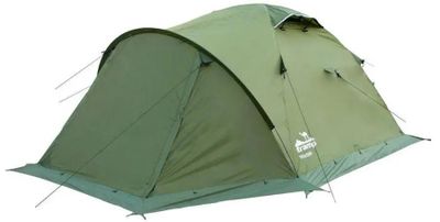 Палатка Tramp Mountain 4 (V2) экспед. 4мест. зеленый/оранжевый (TRT-24)