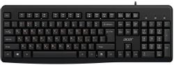 Клавиатура Acer OKW500, проводная, мембранная, черный
