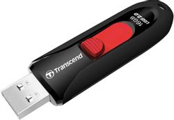 Флешка USB Transcend Jetflash 590 16ГБ, USB2.0, черный