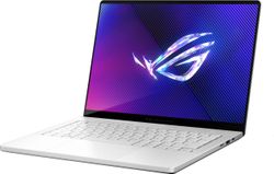 Ноутбук игровой ASUS ROG Zephyrus G14 GA403GM-SY020, 14", OLED, AMD Ryzen AI 9 465, 10-ядерный, 32ГБ LPDDR5x, 1ТБ SSD, NVIDIA GeForce RTX 5060 для ноутбуков - 8 ГБ, белый