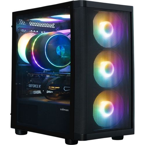 Корпус mATX Zalman M4 SE, Mini-Tower, без БП, черный [m4 se black]