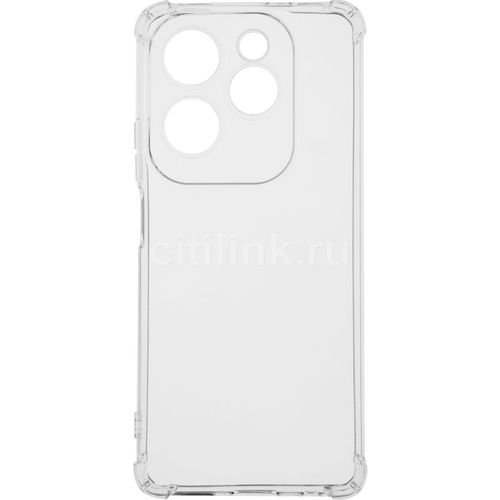 Чехол (клип-кейс) PERO CC02, для Tecno Spark 20 Pro, противоударный, прозрачный [cc02-tsg20p-tr]