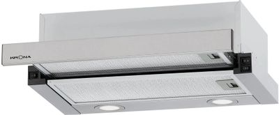 Встраиваемая вытяжка Krona KAMILLA T 500 INOX, управление кнопочное, нержавеющая сталь [ка-00007313]