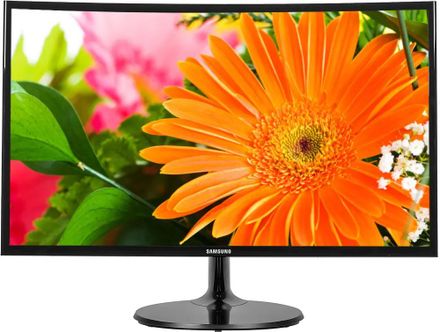 27" Монитор Samsung C27F390FHI,  1920x1080,  VA,  1хHDMI,  изогнутый, черный [lc27f390fhixru]