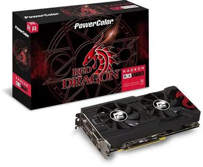 PowerColor AMD Radeon RX 570 Red Dragon RX570 8GB GDDR5 8 GDDR5 OC Ret axrx570 8gbd5 3dhd oc 1030411