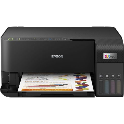 МФУ струйное Epson EcoTank L3550 цветная печать, A4, с СНПЧ, черный [c11ck59405/c11ck59506]
