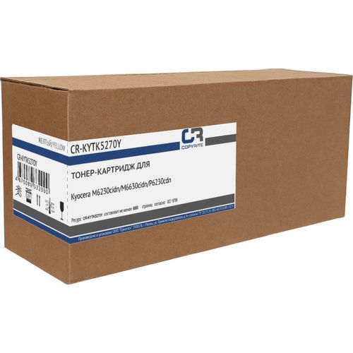 Картридж COPYRITE CR-KYTK5270Y, TK-5270Y, желтый / CR-KYTK5270Y