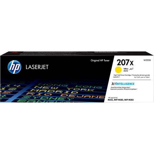 Картридж HP 207X, желтый / W2212X