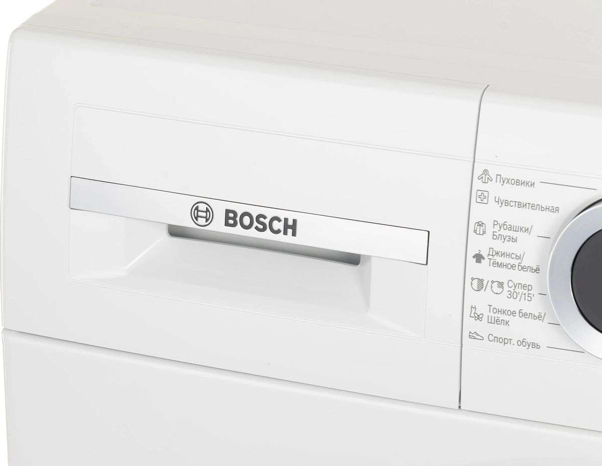 Характеристики Стиральная машина Bosch WHA222W1OE, с фронтальной загрузкой,  7кг, 1200об/мин (1397753) смотреть в СИТИЛИНК