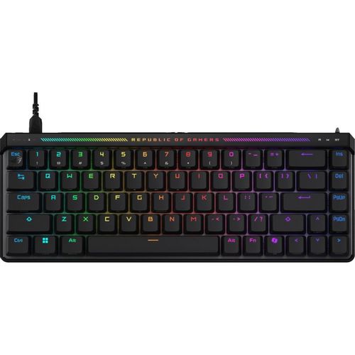 Клавиатура ASUS Rog M605, проводная, USB, магнитно-механическая, черный [90mp03ve-bkra20]