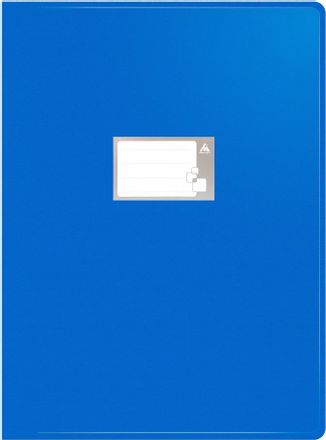 Папка  Бюрократ -BPV20A3BLUE,  20шт вкладышей, A3,  пластик,  0.8мм, синий