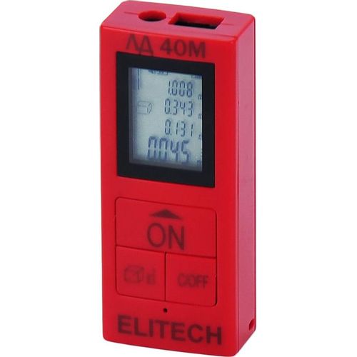 Лазерный дальномер Elitech ЛД 40М, 2 класс лазера, 670нм, луч красный