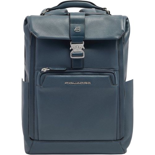 Рюкзак Piquadro Tebe CA7158W144/BLU синий натуральная кожа — цена и наличие Рюкзак Piquadro Tebe CA7158W144/BLU синий натуральная кожа