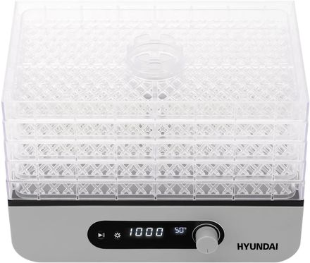 Сушилка для овощей и фруктов Hyundai HYDF-5033,  5 поддонов