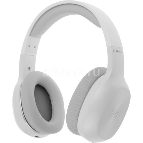 Наушники Edifier W800BT Plus, 3.5 мм/Bluetooth, накладные, белый