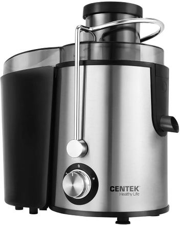 Соковыжималка CENTEK CT-1209, комбинированная, нержавеющая сталь и черный