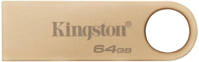 Флешка USB Kingston DataTraveler SE9 64ГБ, USB3.0, золотистый [dtse9g3/64gb]