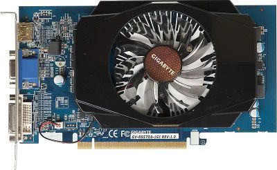 Видеокарта GIGABYTE AMD  Radeon HD 5570 1ГБ DDR3, Ret [gv-r557d3-1gi]