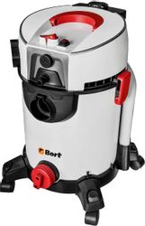 Изображение товара Строительный пылесос Bort BAX-500E,  белый [93418095]