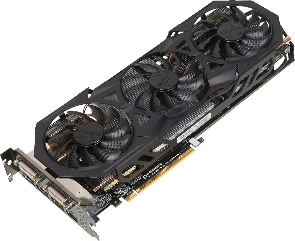 Видеокарта GIGABYTE NVIDIA GeForce GTX 970 GV-N970G1 GAMING-4GD 4ГБ GDDR5,  OC, Ret – купить в Ситилинк | 964577