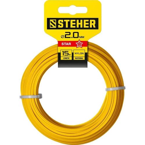 Леска для триммеров STEHER 75010-2.0, 2мм, 15м