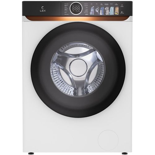 Стиральная машина LEX LWM10714WIDD Lux, с фронтальной загрузкой, 10кг, 1400об/мин, с паром, с сушкой, инверторная