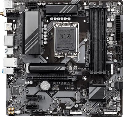 Материнская плата Gigabyte B760M DS3H AX, LGA 1700, Intel B760, mATX ...