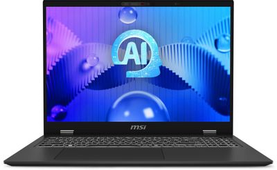 Ноутбук игровой MSI Prestige 16 AI Studio B1VEG-080RU 9S7-15A211-080, 16", IPS, Intel Core Ultra 7 155H, Intel Evo 1.4ГГц, 16-ядерный, 16ГБ LPDDR5, 1ТБ SSD,  NVIDIA GeForce  RTX 4050 для ноутбуков - 6 ГБ, Windows 11 Home, серый
