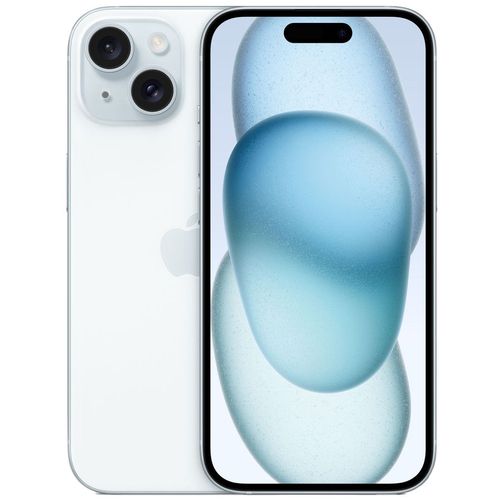 6.1" Смартфон Apple iPhone 15 128Gb, A3090, NFC, OLED, 60Гц, голубой