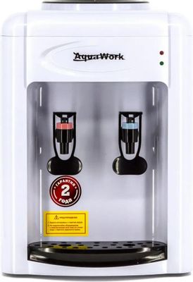 Кулер Aqua Work 0.7TWR, настольный, без нагрева/охлаждения, «push» - кран, белый [00000024603]