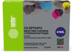 Картридж Cactus CS-EPT04F5, красный