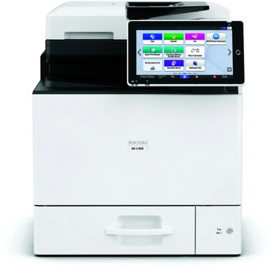 МФУ лазерный Ricoh IM C400F цветная печать, A4, цвет белый [418566 ...