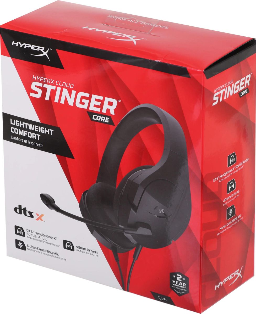 Hyperx cloud stinger core for pc shop