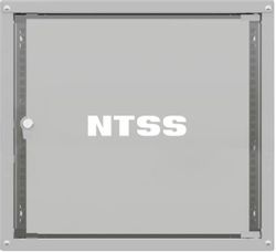 Шкаф коммутационный NTSS Lime NTSS-WL9U5560GS настенный, стеклянная передняя дверь, 9U, 550x500x600 мм