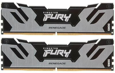 Оперативная память Kingston Fury Renegade Silver KF560C32RSK2-32 DDR5 -  2x 16ГБ 6000МГц, DIMM,  Ret