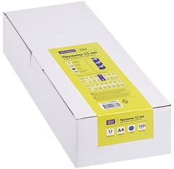 Пружина пластиковая OFFICESPACE PC8838, 12мм, 56 - 80 листов, A4, 100, синий
