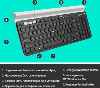 Logitech K780 USB 920 008043 388067