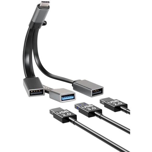 Хаб (разветвитель) PALMEXX PX/HUB-073, серый
