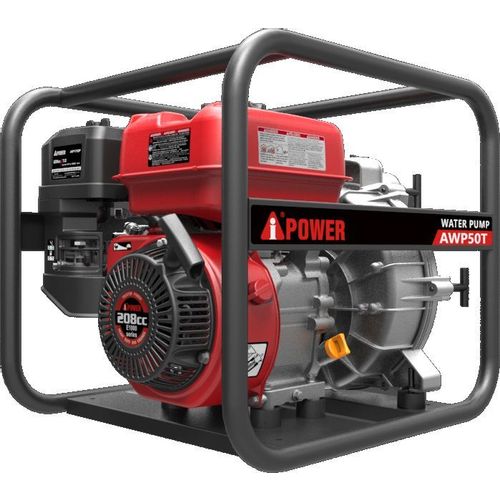 Мотопомпа бензиновая A-IPOWER AWP50T, для грязной воды, 500л/мин [30221]