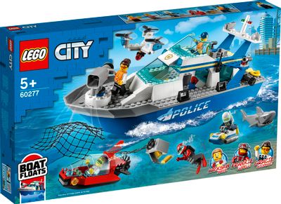 Lego city police boat instructions 2025