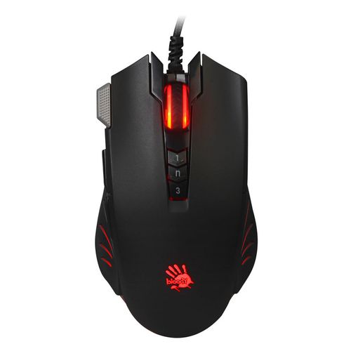 Мышь проводная A4TECH Bloody V9M, игровая, оптическая, USB, 6200dpi, черный