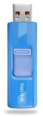 Флешка USB Sandisk Cruzer 8ГБ, USB2.0, синий [sdcz36e-008g-b35b]