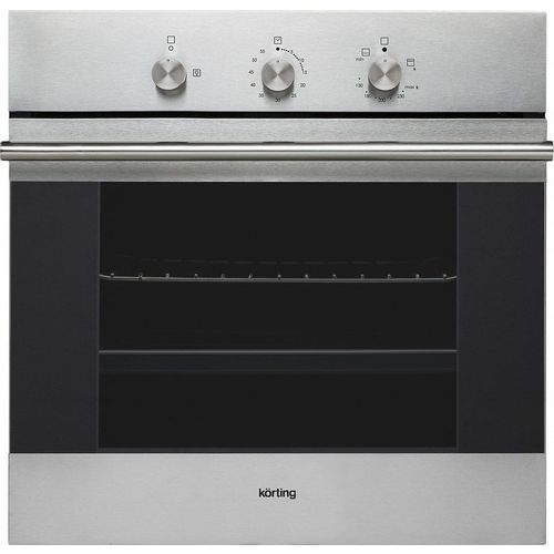 Духовой шкаф газовый Korting OGG541CFX, 60л, дверца с 3 стеклами, нержавеющая сталь